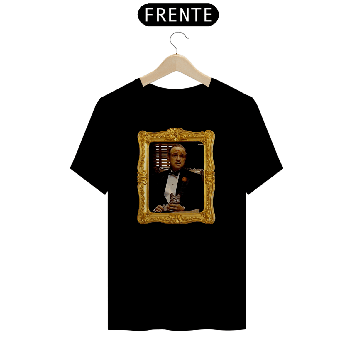 Nome do produto: CAMISETA GATO CORLEONE