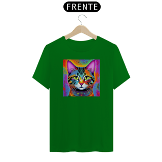 Nome do produto Camiseta Gato Psicodélico