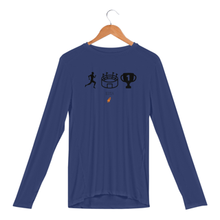 Nome do produto Camisa Manga Longa Sport Dry Uv - Corram de tal modo que alcancem o prêmio 1 Coríntios 9:24