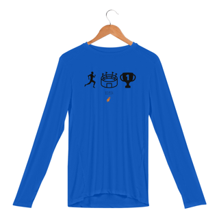 Nome do produto Camisa Manga Longa Sport Dry Uv - Corram de tal modo que alcancem o prêmio 1 Coríntios 9:24