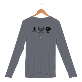 Nome do produto Camisa Manga Longa Sport Dry Uv - Corram de tal modo que alcancem o prêmio 1 Coríntios 9:24