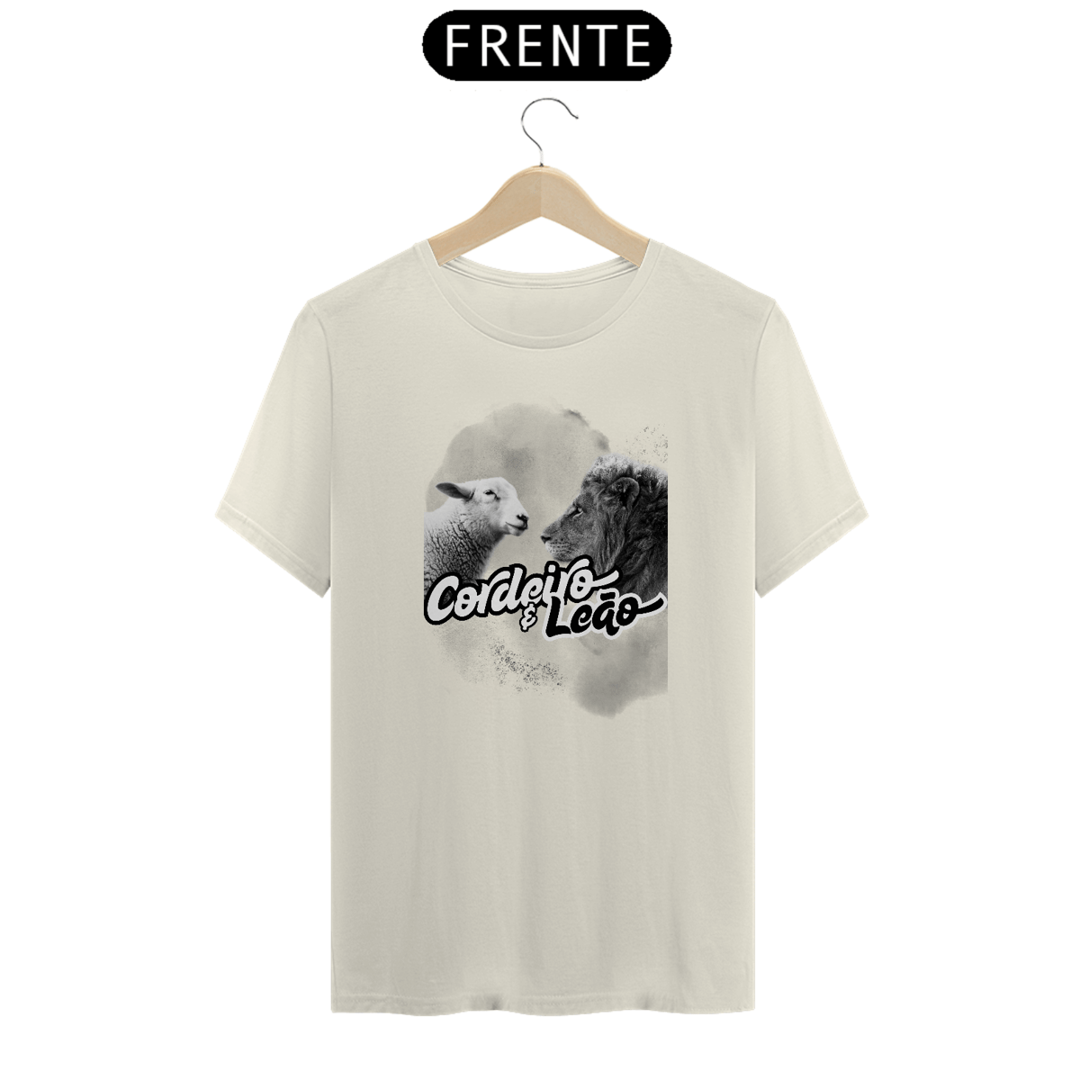 Nome do produto: T-Shirt Premium - Cordeiro e o Leão