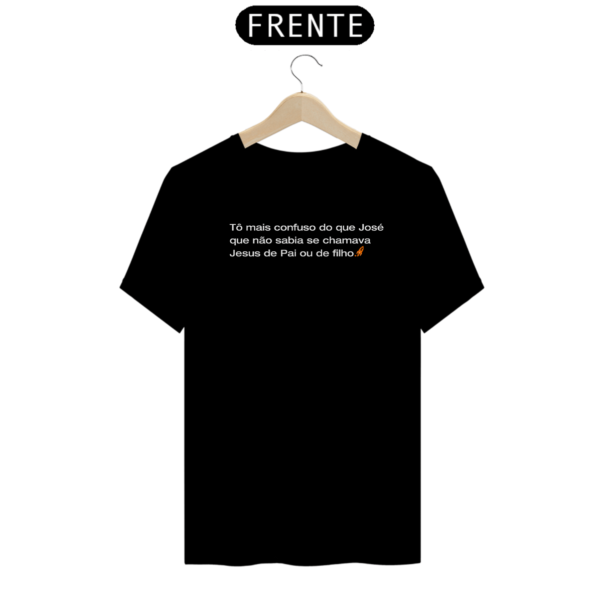 Nome do produto: T-Shirt Premium - Confuso - Black