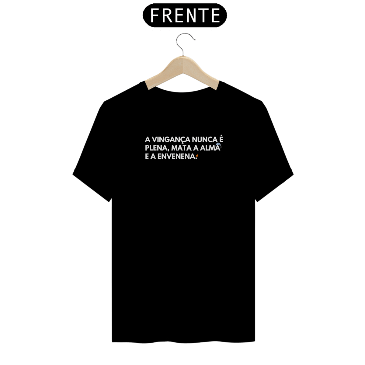 Nome do produto: T-Shirt Premium - A vingança - Bl - Seu Madruga