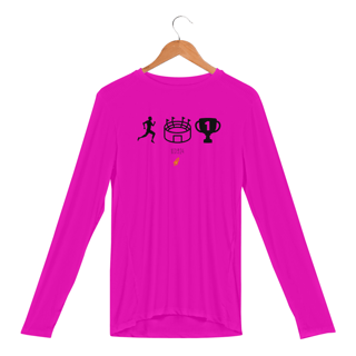 Nome do produto Camisa Manga Longa Sport Dry Uv - Corram de tal modo que alcancem o prêmio 1 Coríntios 9:24