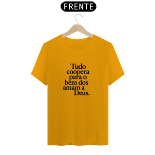 Nome do produto Camiseta Classic Tudo coopera para o bem