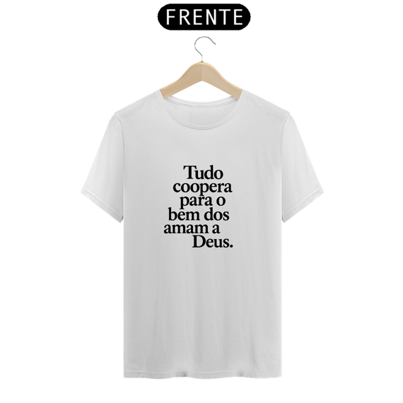 Camiseta Classic Tudo coopera para o bem