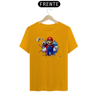 Nome do produto[Quality] Camiseta Super Mario/Boo saindo do peito!