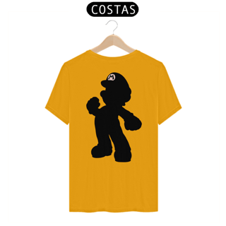 Nome do produto [Quality] Camiseta Super Mario: Silhueta (Costas)