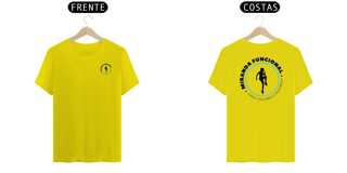 Nome do produto [Quality] Camiseta Miranda Funcional - Estampa Frente e Costas (Cores: Branco, Cinza, Amarelo-Canário e Amarelo-Ouro)