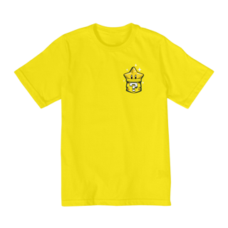 Nome do produto [Infantil] Camiseta Super Star de Bolso (2 a 8 anos)