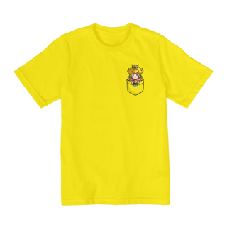 Nome do produto[Infantil] Camiseta Princesa no Bolso (2 a 8 anos)
