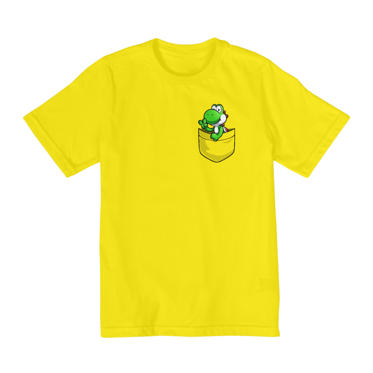 Nome do produto: [Infantil] Camiseta Yoshi no Bolso (10 a 14 anos)