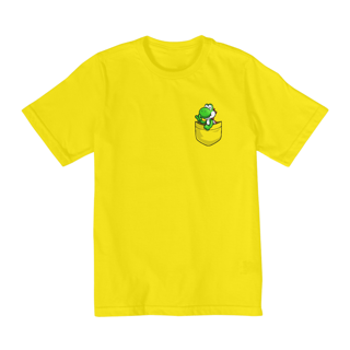 Nome do produto[Infantil] Camiseta Yoshi no Bolso (2 a 8 anos)