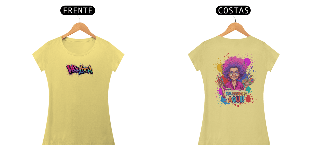 Nome do produto: [PERSONALIZÁVEL] Modelo de Baby Long Estonada Personalizada - Estampa na frente E nas costas