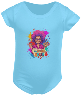 Nome do produto[PERSONALIZÁVEL] Modelo de Body Infantil Personalizado (Cores Branco, Preto, Rosa-Bebê ou Azul Bebê)