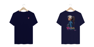 Nome do produto [Plus Size] Camiseta Véia Loca Estilosa