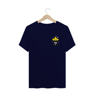 Nome do produto[Plus Size] Camiseta Super Star de Bolso