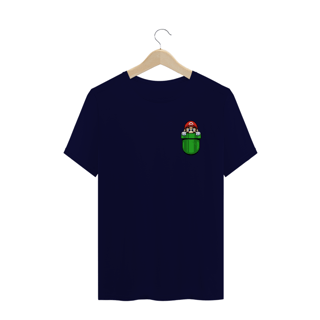 Nome do produto [Plus Size] Camiseta Super Mário no Bolso