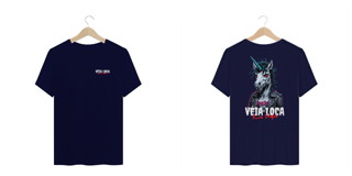 Nome do produto [Plus Size] Camiseta Unicórnio Rock Style