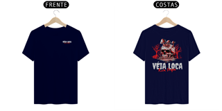 Nome do produto [Quality] Camiseta Caveira Psicodélica Rock Style