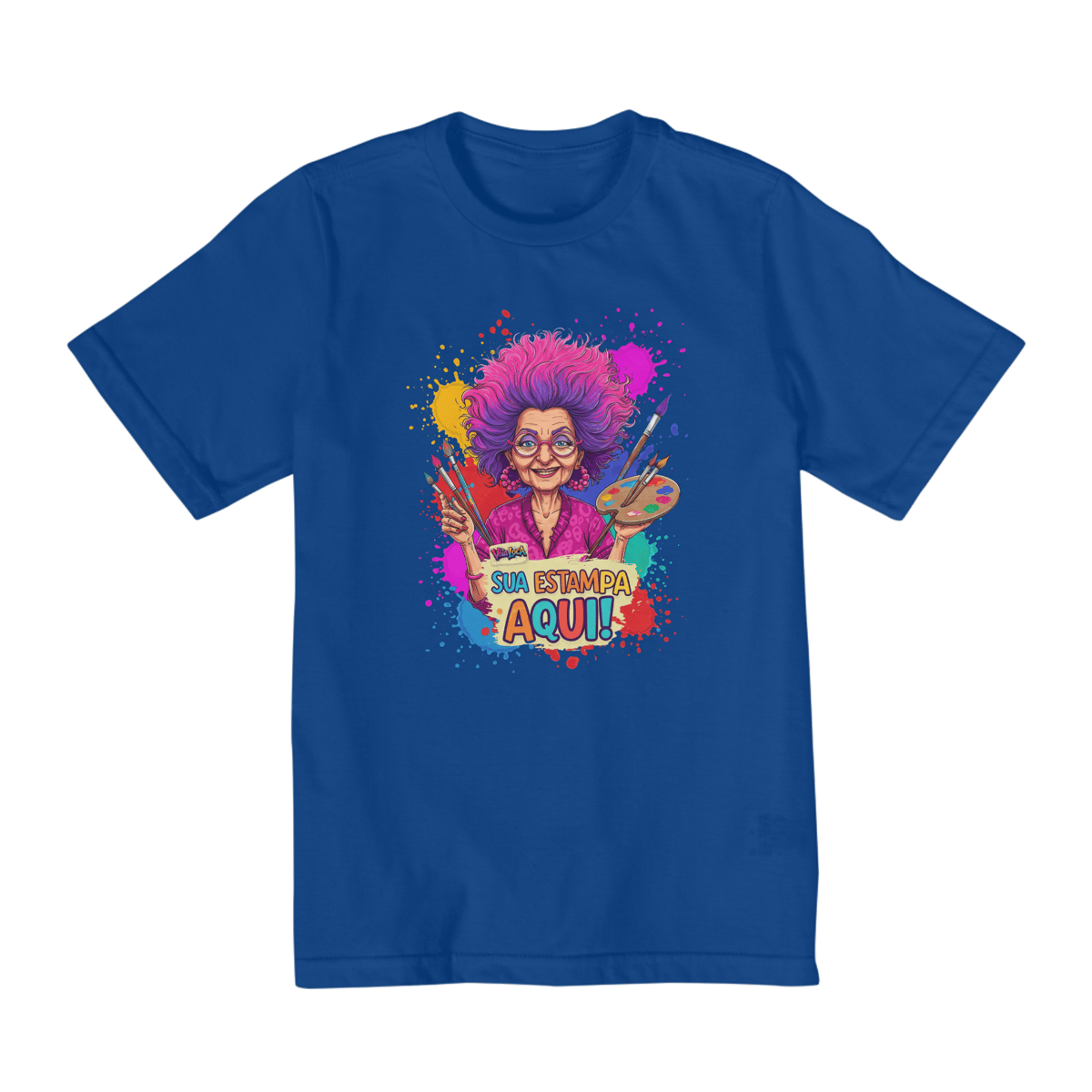 Nome do produto: [PERSONALIZÁVEL] Camiseta Infantil Quality - 2 a 8 anos