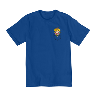 Nome do produto[Infantil] Camiseta Princesa no Bolso (2 a 8 anos)