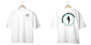 Nome do produto [Oversized] Camiseta Miranda Funcional (Estampa: Frente e Costas - Cor: Branca ou Off-White)
