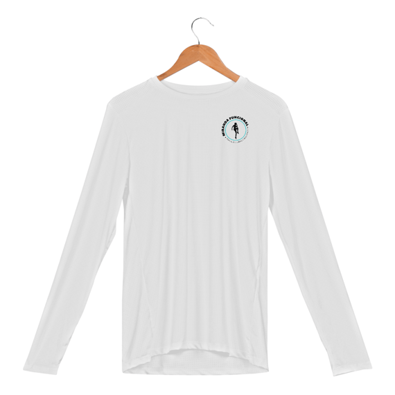 [Dry Fit Sport UV] Camisa Manga Longa - Miranda Funcional - Logo Preto