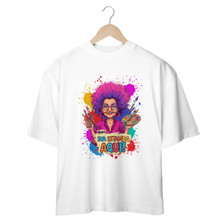 Nome do produto[PERSONALIZÁVEL] Modelo de Camiseta Oversized Personalizada - Estampa somente na frente OU somente nas costas