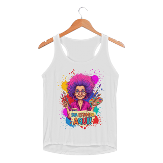 Nome do produto[PERSONALIZÁVEL] Modelo de Camiseta Regata Feminina SPORT DRY FIT UV Personalizada - Estampa somente na Frente OU somente nas Costas