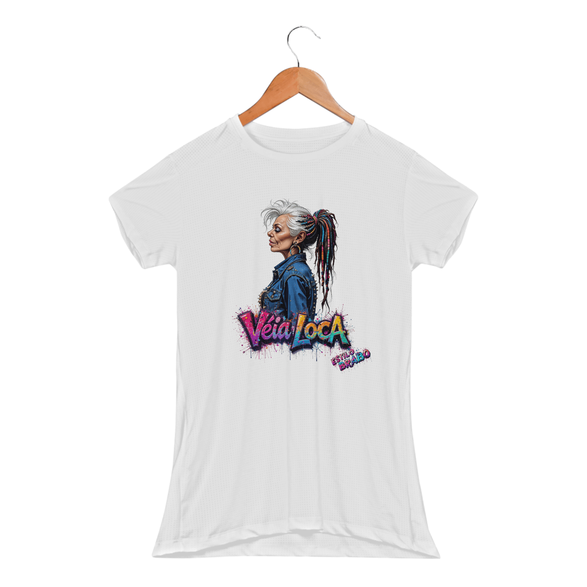 Nome do produto: [Sport UV] Baby Long Dry Fit Véia Loca Estilosa