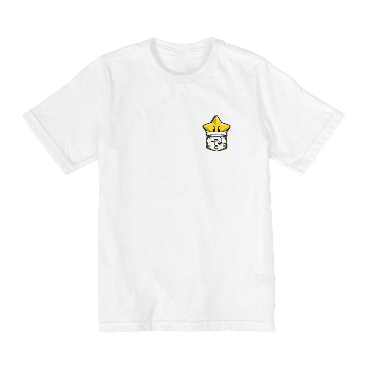 Nome do produto: [Infantil] Camiseta Super Star de Bolso (10 a 14 anos)