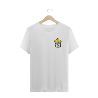 Nome do produto[Plus Size] Camiseta Super Star de Bolso