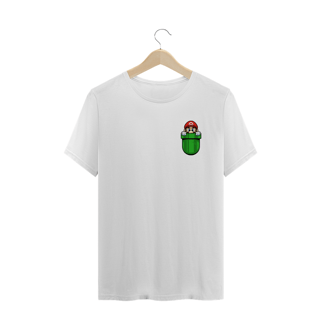 Nome do produto [Plus Size] Camiseta Super Mário no Bolso