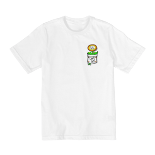 Nome do produto[Infantil] Camiseta Flor de Fogo no Bolso (2 a 8 anos)