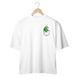 Nome do produto[Oversized] Camiseta Yoshi no Bolso