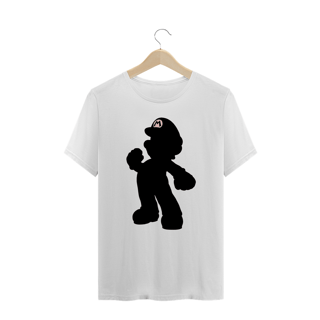 Nome do produto [Plus Size] Camiseta Super Mario: Silhueta