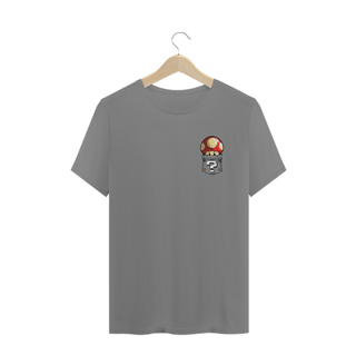 Nome do produto[Plus Size] Camiseta Super Mushroom de Bolso