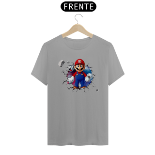 Nome do produto[Quality] Camiseta Super Mario/Boo saindo do peito!