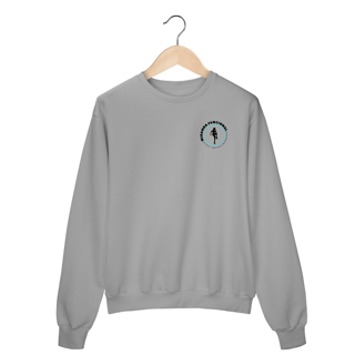 Nome do produto Moletom Premium Fechado sem Capuz Miranda Funcional - Logo na frente (Branco, Cinza e Off-White)