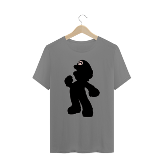 Nome do produto [Plus Size] Camiseta Super Mario: Silhueta