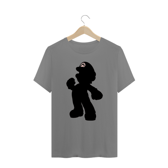 [Plus Size] Camiseta Super Mario: Silhueta