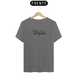 Nome do produto[Estonada] Camiseta Véia Loca - Mete o estilo no peito! (Prata)