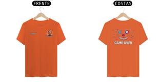 Nome do produto [Premium] Camiseta Gooly Game Over - Frente e Costas