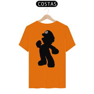 Nome do produto [Quality] Camiseta Super Mario: Silhueta (Costas)