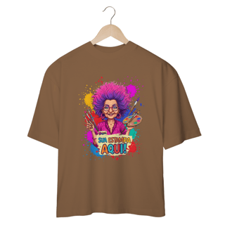 Nome do produto[PERSONALIZÁVEL] Modelo de Camiseta Oversized Personalizada - Estampa somente na frente OU somente nas costas