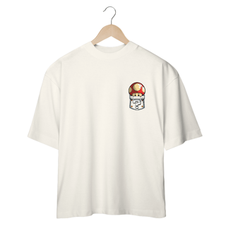 Nome do produto[Oversized] Camiseta Super Mushroom de Bolso