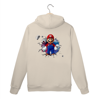 Nome do produtoMoletom Premium Canguru - Super Mario/Boo saindo da parede!