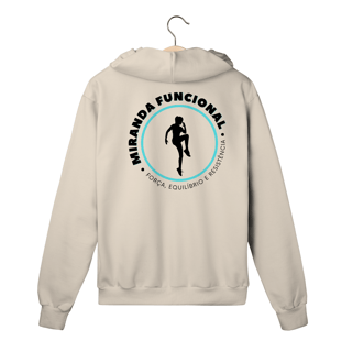 Nome do produto Moletom Premium Miranda Funcional C/Ziper e Capuz (Cores: Branco, Off-White ou cinza)